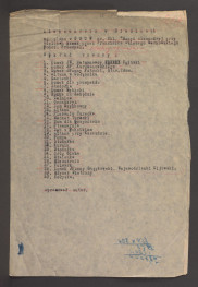 spis obiektów usytuowanych na terenie tej posesji na podstawie Mappa Alexandryj przy Sielcach przez Franciszak Salezego Sarnowkiego Podcz. Przemysl. , skan 1