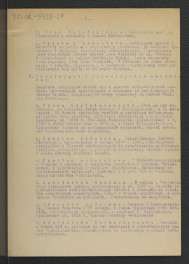 rachunkek nr 1/UW z 20 czerwca 1952 r. za opracowanie zgodnie z umową z 30 maja 1952 r. oraz założenia projektowe dla terenów Uniwersytetu Warszawskiego autorstwa G. Ciołka; rachunek-1 karta, założenia-7 kart, skan 5