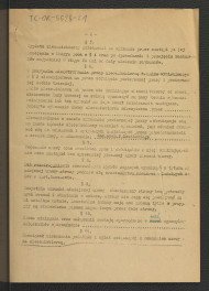 zawiadomienie z 23 czerwca 1952 r. ze strony PKZ dla G. Ciołka wraz z egzemplarzem umowy na wykonanie założeń projektu rozwiązania terenu Uniwersytetu przy ul. Krakowskie Przedmieście 24, 26/28, 30 i 32 podpisaną 30 maja 1952 r.; cztery karty , skan 4