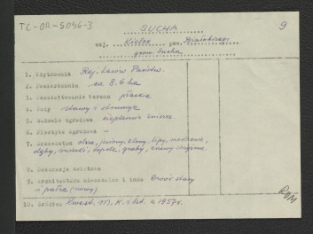 wypis z Kwestionariusz Ministerstwa Kultury i Sztuki z 1957 r.      , skan 1