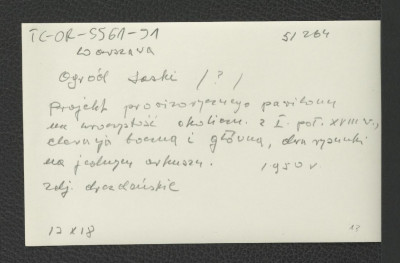 fotografia czarno-biała przedstawiająca projekt prowizorycznego pawilonu na okolicznościową uroczystość w pierwszej poł. XVIII w. – elewacja boczna i główna; ze zbiorów drezdeńskich, skan 2