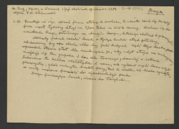 dwa wypisy z Zug S., Ogrody w Warszawie i jej okolicach opisane w 1784, Warszawa 1898, s. 18 dotyczący wioski Targówki oraz perspektywy założenia w jej pobliżu rezydencji letniej; dwie karty  , skan 1