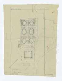plan sytuacyjny - stan z roku 1847 według katastru, skan 1