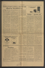 karta (3 i 4) z „Dziennika Polskiego” nr 121 (prawdopodobnie z maja 1951 r.) zawierająca tekst pt. Kto zajmie się szczerze zabytkowym zamkiem w Suchej , skan 2