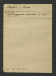 odsłyacz do Łoza S., Słownik architektów i budowniczych Polaków oraz cudzoziemców w Polsce pracujących, Warszawa 1931, s. ? wzmiankujący J. Wężyka zaangażowanego przy wznoszeniu miejscowych zabudowań dworskich, skan 1