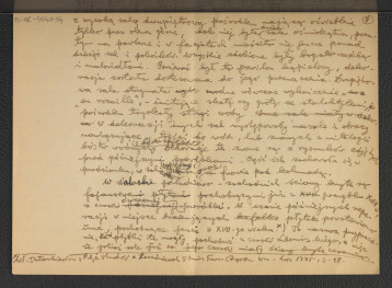 tekst, prawdopodobnie autorstwa G. Ciołka, dotyczący początków ogrodu w Łazienkach; piętnaście kart , skan 11