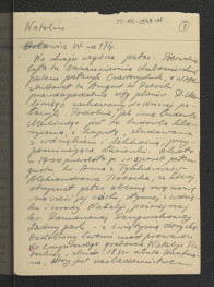 wypis z Orłowicz M., Krótki ilustrowany przewodnik po Warszawie, Warszawa 1922; dwie karty, skan 1