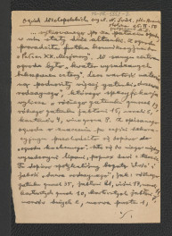 wypis ze „Stolica” z 26 lutego 1950 r. dotyczący drzewostanu w miejscowym ogrodzie , skan 1