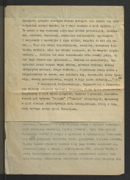 fragment notatki dotyczący wystroju miejscowego ogrodu , skan 3