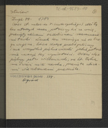 wypis z Zug S., Ogrody w Warszawie i jej okolicach opisane w 1784, Warszawa 1898 dotyczący okolicy z widokiem na park wilanowski; Gołębiowski Ł., Domy i dwory…, Warszawa 1830 wzmiankujący miejscowy ogród , skan 1