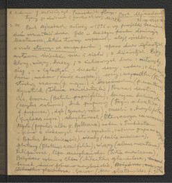 wypis z Kobenza R., Kołodziejczyk J., Przewodnik florystyczny po okolicach i parkach Warszawy, Warszawa 1922, s. 90 dotyczący roślinności w Parku Ujazodwskim założonym w 1896 r. , skan 1