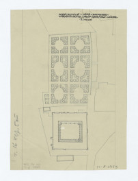 plan sytuacyjny z 1847 roku według katastru, skan 1