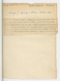 dwa wypisy z Drege J., Ogrody w Polsce w: Wielka Encyklopedya Powszechna Ilustrowana, t. IV, Warszawa 1904 dotyczące ogrodu przy ul. Książęcej należącego do ksiecia Kazimierza Poniatowskiego , skan 1