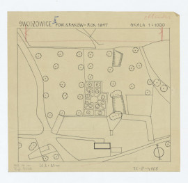 plan sytuacyjny - stan  z 1847 roku, skan 1