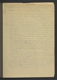 wypis z Akta… (AGAD), s. 152, poz. 411 zawierające opis miejscowego zespołu pałacowego oraz tamtejszych ogrodów , skan 1