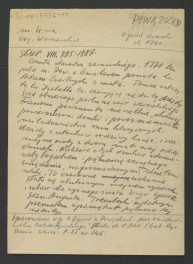wypis z Słownik Geograficzny Królestwa Polskiego  t. VIII, s. 885 dotyczący miejscowej posesji; dwie karty , skan 1