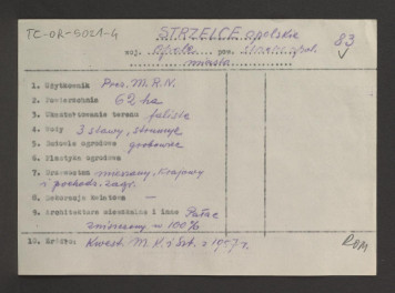 wypis z Kwestionariusz Ministerstwa Kultury i Sztuki z 1957 r.        , skan 1