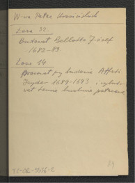 odsyłacz do Łoza S., Słownik architektów i budowniczych Polaków oraz cudzoziemców w Polsce pracujących, Warszawa 1931, s. 32 wzmiankujący zaangązowanie przy budowie Józefa Belloto; Łoza S., Słownik architektów i budowniczych Polaków oraz cudzoziemców w Polsce pracujących, Warszawa 1931, s. 14 wzmiankujący Izydora Aftanazego, który przebudował kuchnie w tym pałacu , skan 1
