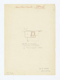 plan sytuacyjny według opracowania Nowowiejskiego z 1917 roku, skan 1