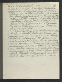 wypis z Varia (Oblata) Grodu Warszawskiego nr 17 (1793), Inwentarz… substancji – Franciszku na Podosiu (?) Podolskim, kasztelana Xsięstwa Mazowieckiego (AGAD) zawierający fragment listu na temat miejscowego pałacu i parku; cztery karty       , skan 2