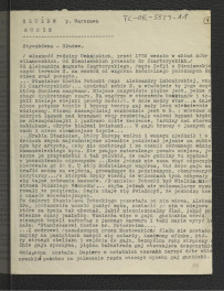 tekst dotyczący tej posesji; dwie karty , skan 1