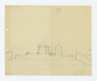 przekrój poprzeczny przez wzgórze z klasztorem, skan 1
