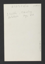 plan miejscowego zespołu ogrodów zamkowych w tej miejscowości w poł. XVIII w. wykonany najprawdopodobniej przez G. Ciołka + fotokopia                                   , skan 2