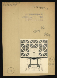 2 reprodukcje planu miejscowego ogrodu i zamku według T. Makowieckiego i G. Ciołka z 31 grudnia 1952 r.; dwie karty  , skan 3