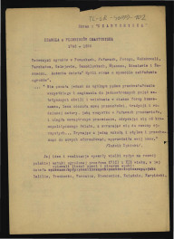 notatka dotycząca Izabelli z Flemingów Czartoryskiej na podst. Dębicki L., Puławy: monografia z życia towarzyskiego, politycznego i literackiego, Lwów 1887; prawdopodobnie użyta jako pomoc przy prelekcji tematycznej , skan 1