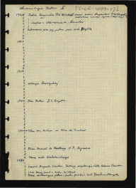 chronologia dziejów miejscowej rezydencji od 1670 do 1960 r.; sześć kart, skan 2