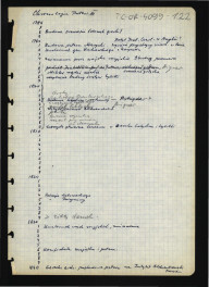 chronologia dziejów miejscowej rezydencji od 1670 do 1960 r.; sześć kart, skan 3