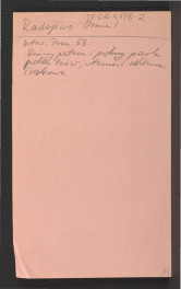 wypis z Orłowicz M., Przewodnik po Poznańskiem, Lwów/Warszawa 1921, s. 56 wzmiankujący ruiny pałacu oraz park pełen bzów należący do Niemca Trestowa , skan 1