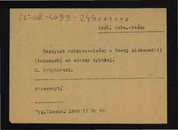 odnośnik do Tygodnika Ilustrowanego z 1869r. tom II Nr 98, skan 1