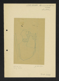 plan sytuacyjny klasztoru i terenów otaczających, skan 1