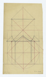 studium proporcji na elewacji, skan 1