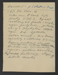 opis na podstawie fotografii pochodzących z CBI (11934-36) dotyczący dwukondygnacyjnego pałacu oraz ogrodu , skan 1