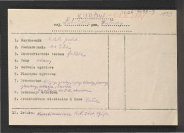 wypis z Kwestionariusz Ministerstwa Kultury i Sztuki z 1957 r. , skan 1
