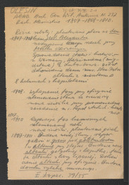 wypis z AGAD Archiwum Generalne Wilanowskie Anteriora nr 237; Rachunki Olesińskie 1807-1808 na podst. wypisów E. Łopacińskiego (59/55); dwie karty , skan 1