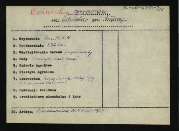 wypis z Kwestionariusz Ministerstwa Kultury i Sztuki z 1957  , skan 1