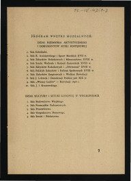 broszura/informator Muzeum Wielkopolskiego/Oddziału w Rogalinie z lipca 1949 r.; dziesięć kart, skan 8