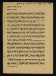 artykuł autorstwa G. Ciołka pt. Ogród w Rogalinie w: „Ochrona Zabytków” nr 2-3, r. III (1950), s. 147-152; trzy karty , skan 1