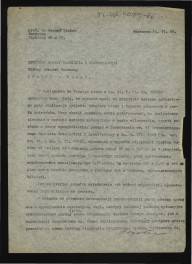 list G. Ciołka z 14 czerwca 1965 r. zawierający zgodę na przejęcie nadzoru autorskiego przy realizacji projektu odbudowy skarp i terenów rampowych w miejscowym parku , skan 1