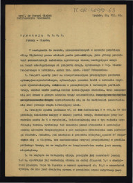 uwagi G. Ciołka z 25 lipca 1965 r. dotyczące projektu przebiegu ul. Głębokiej przez odcinek miejscowego parku; trzy karty                                             , skan 1