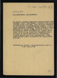 wypis z Przewodnik po Polsce, red. Stanisław Lenartowicz, t. II, Warszawa 1937, s. 177-178 dotyczący alei lipowej, okazałej bramy barokowej, dawnych oranżerii na dziedziniec reprezentacyjny pałacu, wzmianka o parku; dwie karty, skan 1