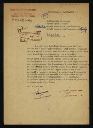 propozycja ze strony Wojewódzkiego Konserwatora Zabytków w Krakowie do Katedry Planowania Przestrzennego Wydziału Architektiry Politechniki Krakowskiej z 3 sierpnia 1963 r. w sprawie dokonania przeglądu parku w tej miejscowości i określenia jego charakteru  zabytkowego; dwie karty , skan 1