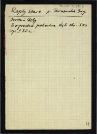 odsyłacz do Środoń A., Inwentarz zabytkowych dębów w Polsce w: „Ochrona Przyrody”, R. 14 (1934) wzmiankujący przeszło dwudziestometrowy dąb w ogrodzie miejscowego probostwa , skan 1