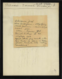 wypis z J. Łukaszewicz, Obraz historyczno-statyczny miasta Poznania w dawniejszych czasach, Poznań 1838 wzmiankujący wizytację w 1664 r. oraz ogród włoski w pobliżu zamku  , skan 1