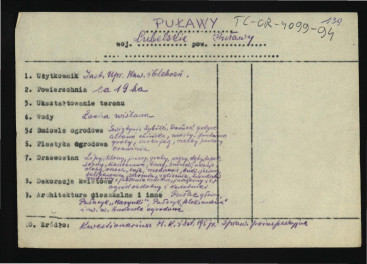wypis z Kwestionariusz Ministerstwa Kultury i Sztuki z 1957 r. , skan 1