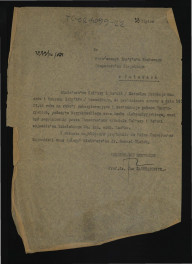 informacja z 23 lipca 1946 r. do Państwowego Instytutu Naukowego Gospodarstwa Wiejskiego w w tej miejscowości o konieczności zaopiniowania preliminarzu ramowego z 19 lutego 1946 r. na roboty zabezpieczające i restauracje pałacu Czartoryskich przez Konserwatora Wydziału Kultury i Sztuki województwa lubelskiego; ponadto zawiadomienie o przybyciu do Puław w niedługim czasie G. Ciołka; dokument podpisany przez Konserwatora Generalnego Jana Zachwatowicza , skan 1