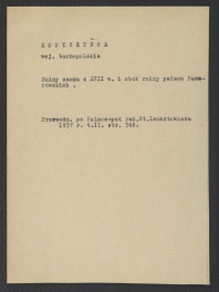wypis z Przewodnik po Polsce, red. Stanisław Lenartowicz, Warszawa 1935-1937, s. 345 wzmiankujący ruiny pałacu Boworowskich                                        , skan 1